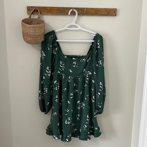 Abercrombie floral print mini dress
